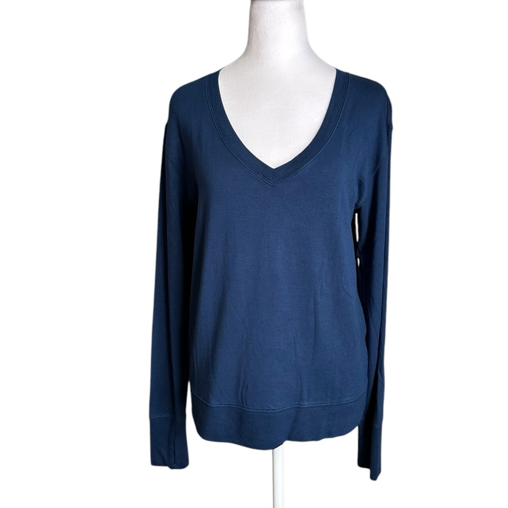 ATHLETA Sunrise V Neck Sweatshirt Size SP
